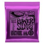 Ernie Ball 2220 Power Slinky Nickel Wound Electric Guitar Strings Front View